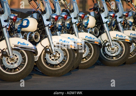 La Polizia di Boston motocicli Foto Stock
