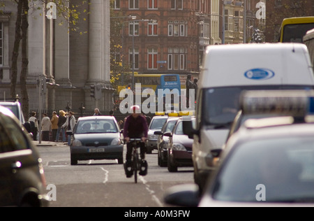 Città interna scena di Dublino Foto Stock