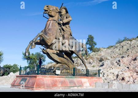 Statua di Francisco Pancho Villa Foto Stock