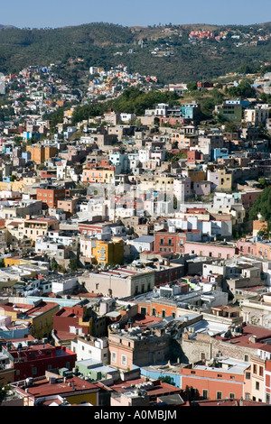 La città di Guanajuato un sito Patrimonio Mondiale dell'UNESCO Foto Stock