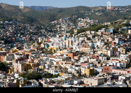 La città di Guanajuato un sito Patrimonio Mondiale dell'UNESCO Foto Stock