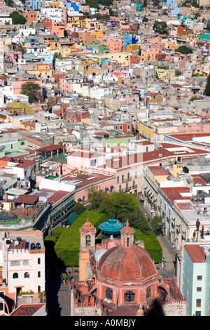 La città di Guanajuato un sito Patrimonio Mondiale dell'UNESCO Foto Stock