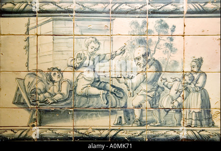 Lisbona portogallo Museu Nacional do Azulejo in Convento da Madre de Deus Nazionale Museo della Piastrella Foto Stock