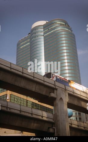 BTS Skytrain Bangkok in Thailandia Foto Stock