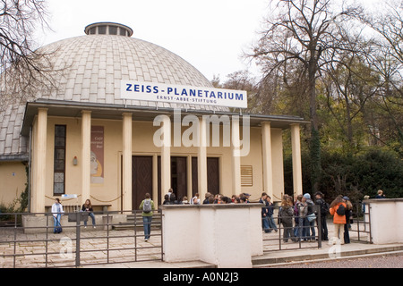 Karls Zeiss Planetarium città di Jena Germania Novembre 2005 Foto Stock