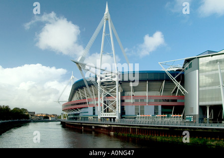 Cardiff Galles welsh riqualificazione nazionale sport international cup finale del campionato di calcio di rugby union league numero di Stadium Foto Stock