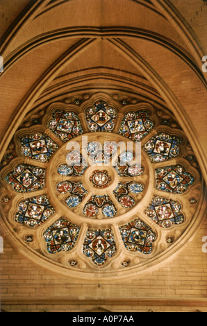 Rosone in Truro Cathedral Cornwall Inghilterra UK Europa Foto Stock