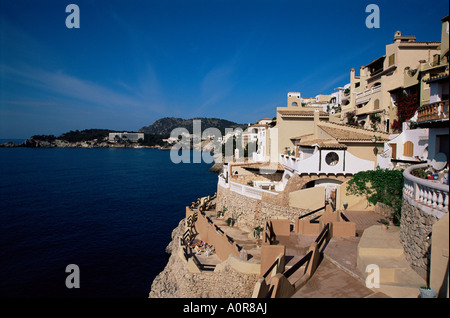 Cala Fornels Palma Maiorca Isole Baleari Spagna Europa Mediterranea Foto Stock