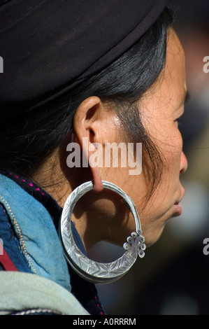 Sapa mercato mattutino Sapa Vietnam del Nord Asia del sud-est asiatico Foto Stock