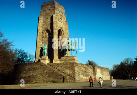 Memoriale dell Imperatore Guglielmo / Kaiser Wilhelm Denkmal Foto Stock