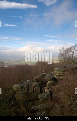 Brimham Rocks North Yorkshire Regno Unito Inghilterra Foto Stock