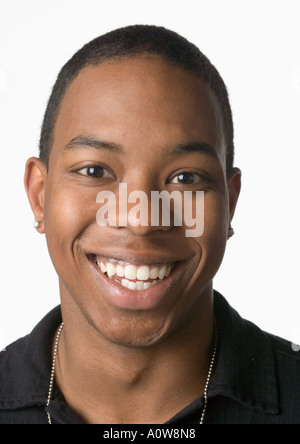 Ritratto African American uomo Foto Stock
