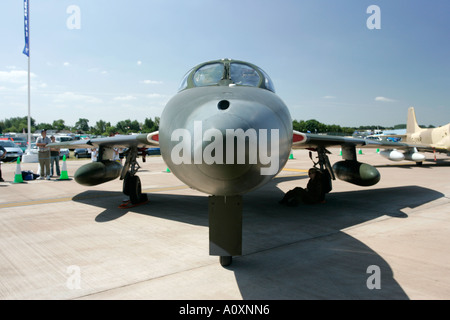 Globali in materia di aviazione Servizi Hunter T7 RIAT 2005 RAF Fairford Gloucestershire England Regno Unito Foto Stock