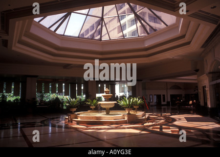 Area lobby in un hotel a cinque stelle a Colombo, Sri Lanka Foto Stock