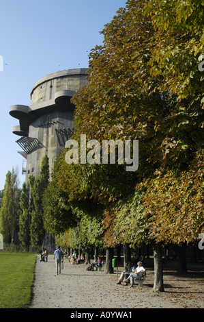 Augarten, parco, flaktower Foto Stock