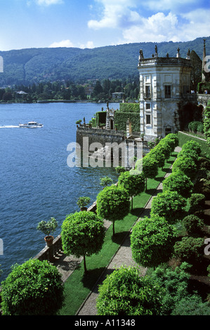 Isola Bella sul Lago Maggiore, Italia Foto Stock