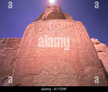 La Sfinge di Giza Egitto Stele di sogno Foto Stock