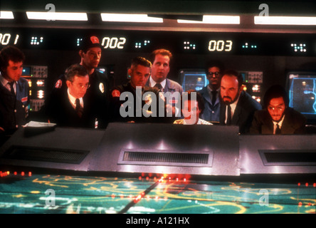 Corto circuito anno 1986 il regista John Badham Steve Guttenberg Fisher Stevens Foto Stock