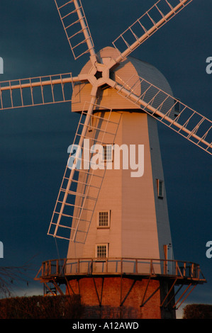 I cinque sweep Ringle Crouch Windmill smock mulino a Sandhurst. Foto Stock