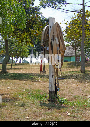 Idrante di fuoco su Bulago isola del lago Victoria, Uganda Foto Stock