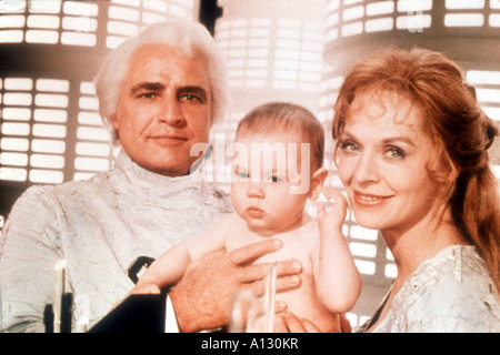 Superman il film anno 1978 il direttore Richard Donner Marlon Brando Susannah York basato su Jerry Siegel e Joe Shuster s com Foto Stock