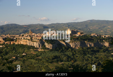 Città etrusca di Orvieto, Umbria Italia. Foto Stock