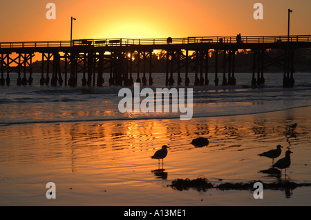 Molo di Goleta Foto Stock