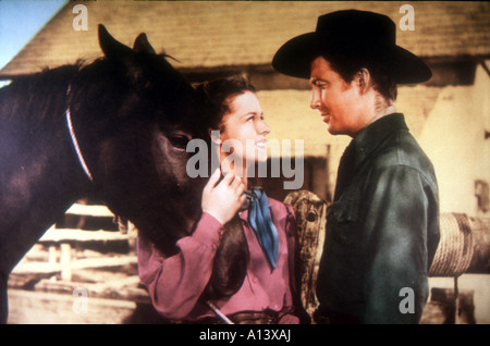 Billy The Kid Anno 1941 Direttore David Miller Robert Taylor Maria Howard Foto Stock