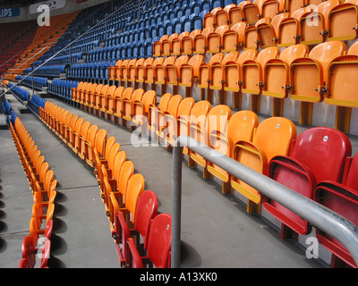 Vista interna di Amsterdam Arena, casa di Ajax Calcio team Paesi Bassi Foto Stock