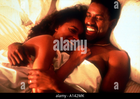 Ricochet Anno 1991 regista Russell Mulcahy Victoria Dillard Denzel Washington Foto Stock