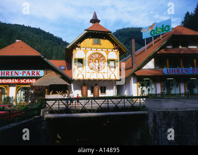 Mondi più grande orologio a cucù Triberg Blackwood forest Baden Württemberg Germania Foto Stock