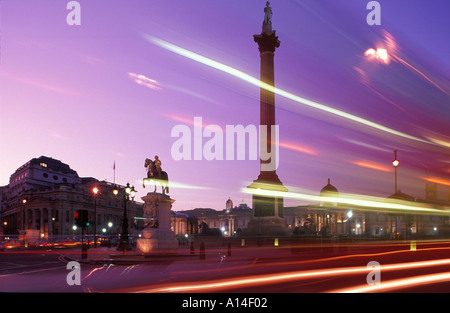 Trafalgar Square London REGNO UNITO Foto Stock