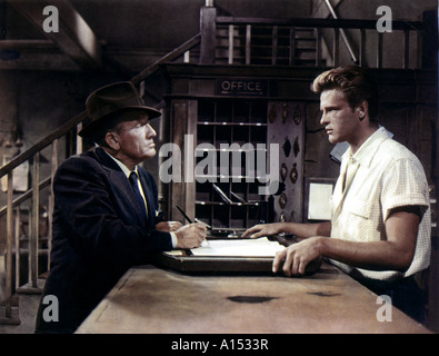 Pessima giornata al Black Rock anno 1955 il regista John Sturges Spencer Tracy Foto Stock