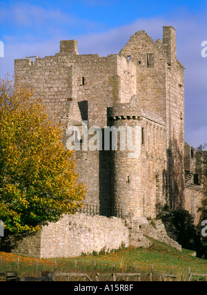 dh Scottish castelli rovine CRAIGMILLAR CASTELLO LOTHIAN SCOZIA 14 ° secolo torre casa autunno edimburgo Foto Stock