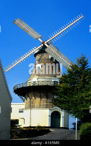 Mulino a vento Aero Danimarca danese Foto Stock