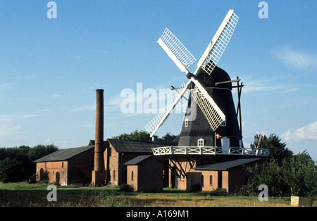 Mulino a vento Aero Danimarca danese Foto Stock