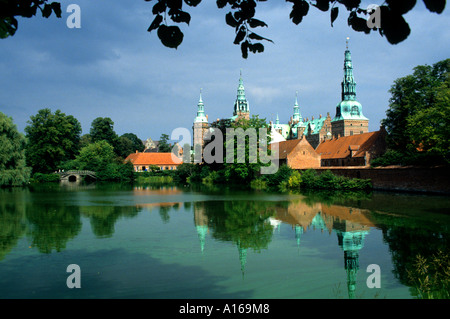 Danimarca Hillerod Castello Frederiksborg Palace Royal re Federico II Foto Stock
