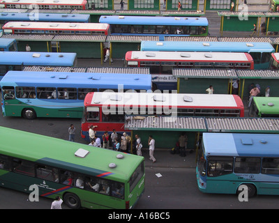 Ex stazione principale degli autobus nel quartiere Eminonu Istanbul - 2010 Capitale Europea della Cultura - Turchia Foto Stock