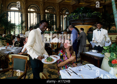 Palace hotel notte Sun City South Africa ristorante Foto Stock