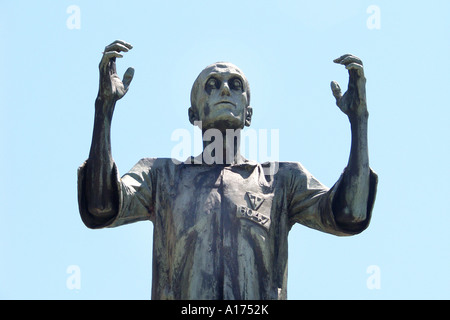 Austria, Upper-Austria, Mauthausen, ceoncentration camp, ungherese luogo memoriale Foto Stock