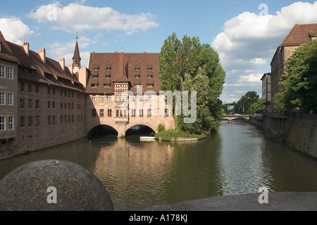 Il canale di Norimberga Foto Stock