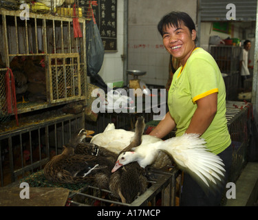 Mercato Centrale, Shunde, Foshan, guangdong, Cina. Foto Stock