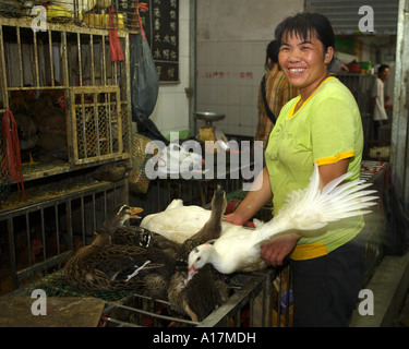 Mercato Centrale, Shunde, Foshan, guangdong, Cina. Foto Stock