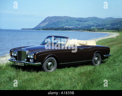 1975 Rolls Royce Corniche cabrio Foto Stock