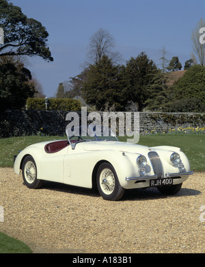 1954 la Jaguar XK 120 Foto Stock