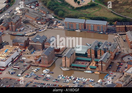 GLOUCESTER DOCKS GLOUCESTERSHIRE REGNO UNITO Foto Stock