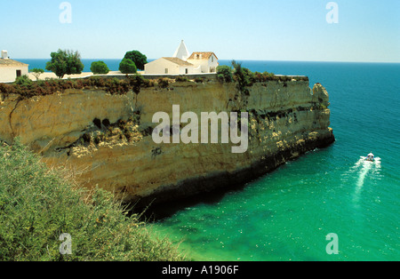 Capela de Nossa Senhora da Rocha Armacao de Pera Algarve Portogallo Foto Stock