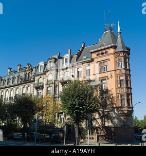 Strasburgo, Maison Braun mansion, edifici residenziali del XIX secolo, quartiere Neustadt, Alsazia, Francia, Europa Foto Stock