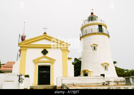 Macao Guia Fort la cappella e il faro della Cina Foto Stock