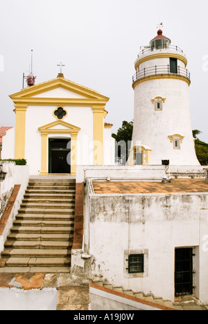 Macao Guia Fort la cappella e il faro della Cina Foto Stock